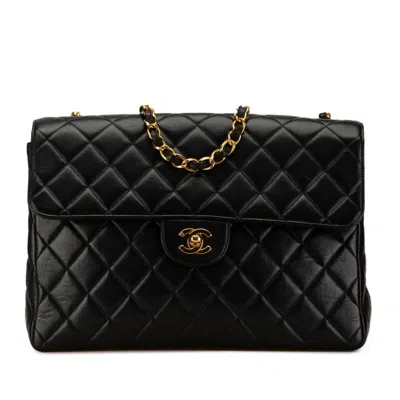 Pre-owned Chanel Black Leather Shoulder Bag ()