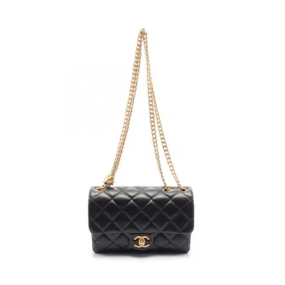Pre-owned Chanel Black Leather Shoulder Bag ()