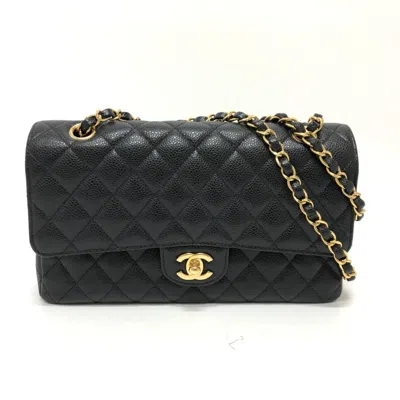Pre-owned Chanel Black Leather Shoulder Bag ()