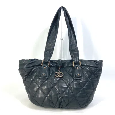 Pre-owned Chanel Black Leather Shoulder Bag ()