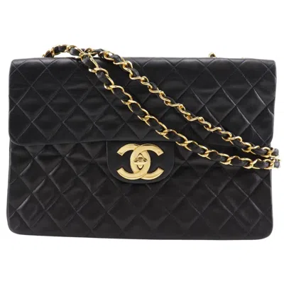 Pre-owned Chanel Black Leather Shoulder Bag ()