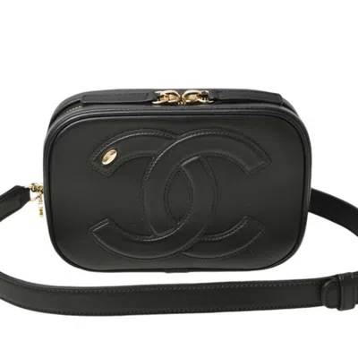 Pre-owned Chanel Black Leather Shoulder Bag ()