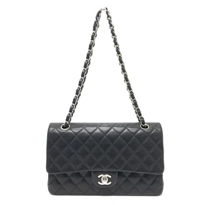Pre-owned Chanel Black Leather Shoulder Bag ()