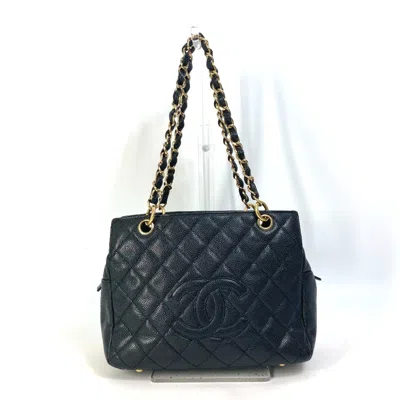 Pre-owned Chanel Black Leather Shoulder Bag ()