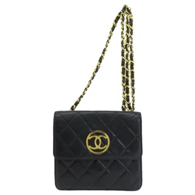 Pre-owned Chanel Black Leather Shoulder Bag ()