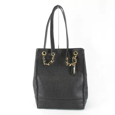 Pre-owned Chanel Black Leather Shoulder Bag ()