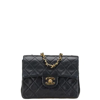 Pre-owned Chanel Black Leather Shoulder Bag ()