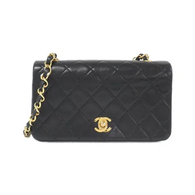 Pre-owned Chanel Black Leather Shoulder Bag ()