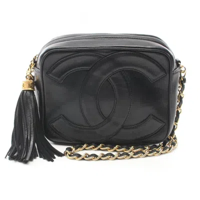 Pre-owned Chanel Black Leather Shoulder Bag ()