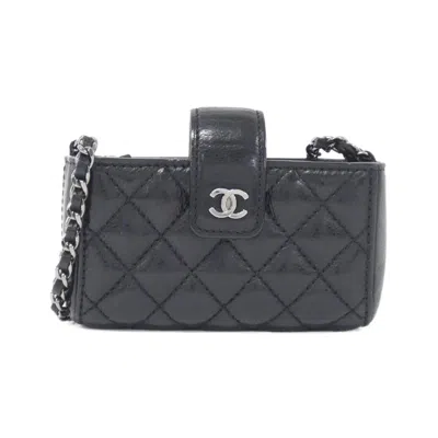 Pre-owned Chanel Black Leather Shoulder Bag ()