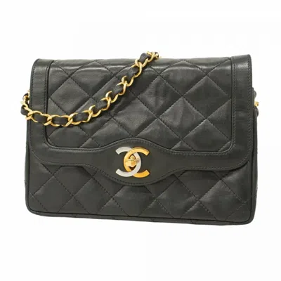 Pre-owned Chanel Black Leather Shoulder Bag ()