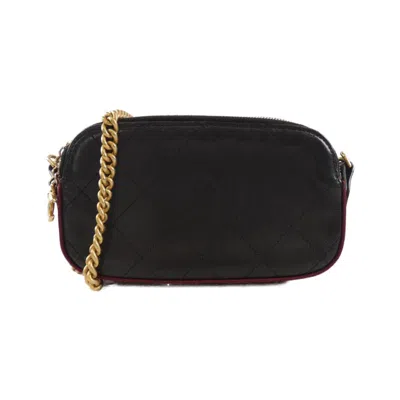 Pre-owned Chanel Black Leather Shoulder Bag ()