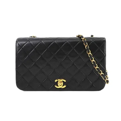 Pre-owned Chanel Black Leather Shoulder Bag ()