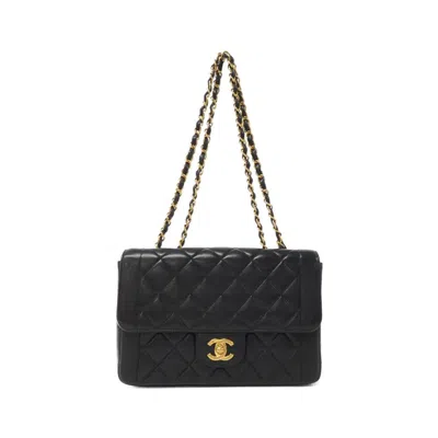 Pre-owned Chanel Black Leather Shoulder Bag ()