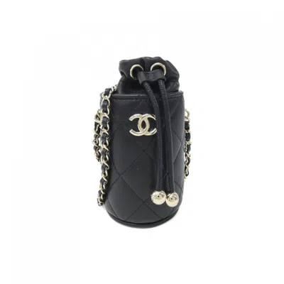 Pre-owned Chanel Black Leather Shoulder Bag ()