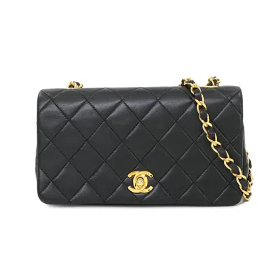 Pre-owned Chanel Black Leather Shoulder Bag ()