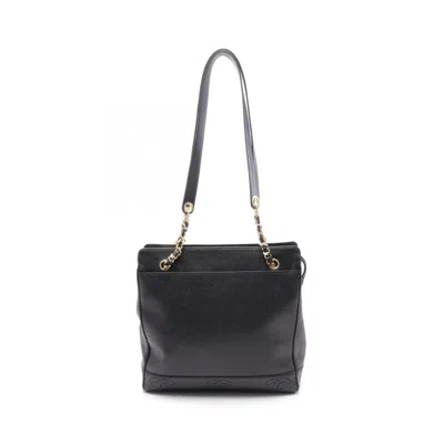 Pre-owned Chanel Black Leather Shoulder Bag ()