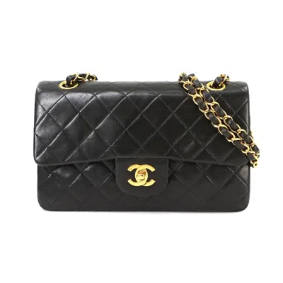 Pre-owned Chanel Black Leather Shoulder Bag ()