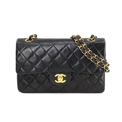 Pre-owned Chanel Black Leather Shoulder Bag ()