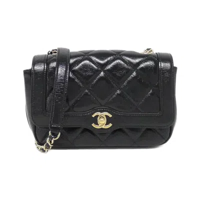Pre-owned Chanel Black Leather Shoulder Bag ()