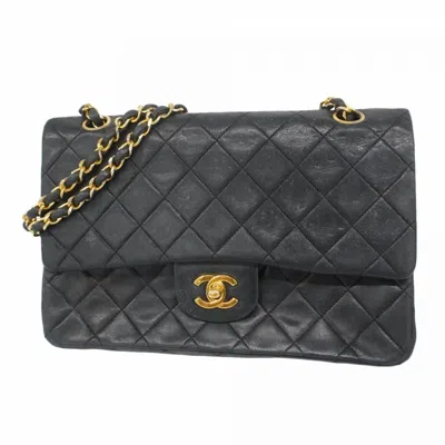 Pre-owned Chanel Black Leather Shoulder Bag ()