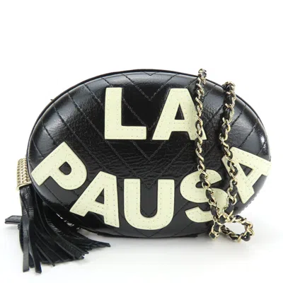 Pre-owned Chanel Black Leather Shoulder Bag ()