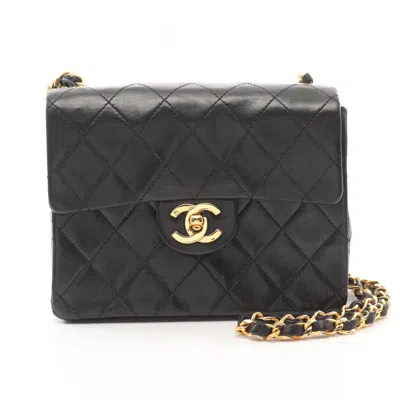 Pre-owned Chanel Black Leather Shoulder Bag ()