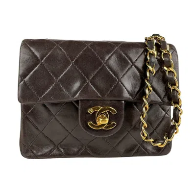 Pre-owned Chanel Black Leather Shoulder Bag ()