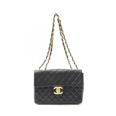 Pre-owned Chanel Black Leather Shoulder Bag ()