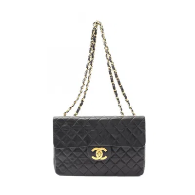 Pre-owned Chanel Black Leather Shoulder Bag ()