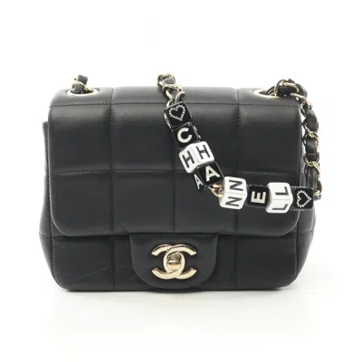 Pre-owned Chanel Black Leather Shoulder Bag ()