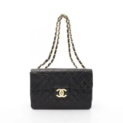Pre-owned Chanel Black Leather Shoulder Bag ()