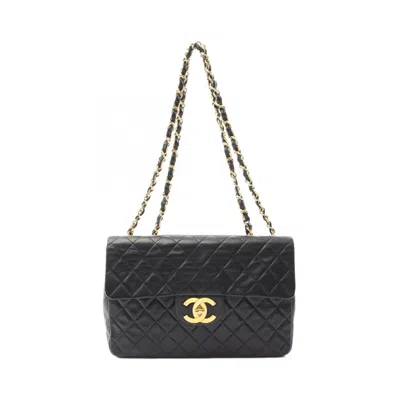 Pre-owned Chanel Black Leather Shoulder Bag ()