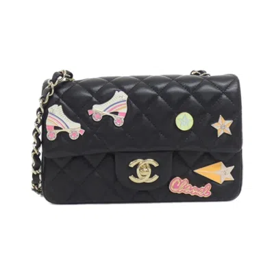 Pre-owned Chanel Black Leather Shoulder Bag ()