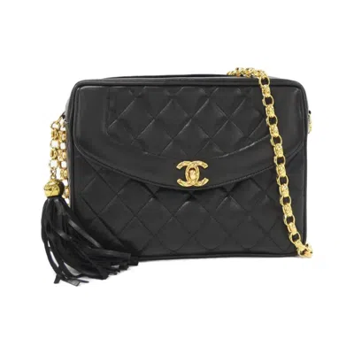 Pre-owned Chanel Black Leather Shoulder Bag ()