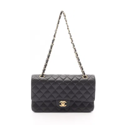 Pre-owned Chanel Black Leather Shoulder Bag ()