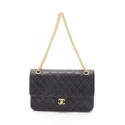 Pre-owned Chanel Black Leather Shoulder Bag ()