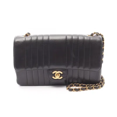 Pre-owned Chanel Black Leather Shoulder Bag ()