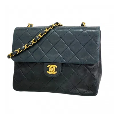 Pre-owned Chanel Black Leather Shoulder Bag ()