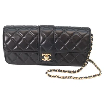 Pre-owned Chanel Black Leather Shoulder Bag ()