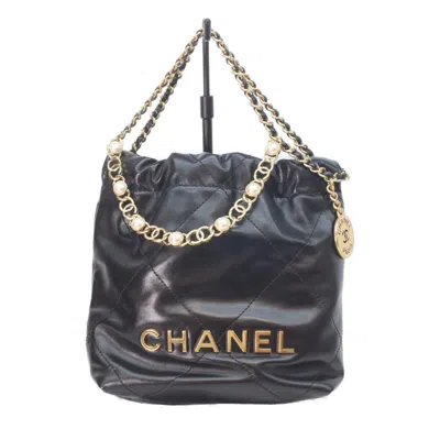 Pre-owned Chanel Black Leather Shoulder Bag ()