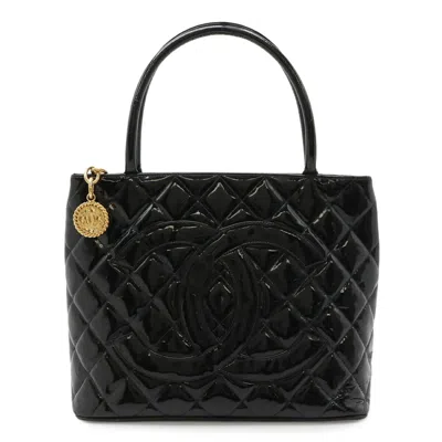 Pre-owned Chanel Black Leather Shoulder Bag Tote Bag ()
