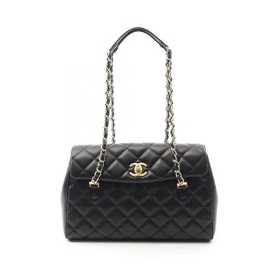 Pre-owned Chanel Black Leather Tote Bag ()