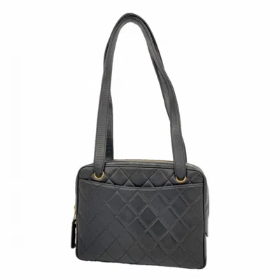Pre-owned Chanel Black Leather Tote Bag ()