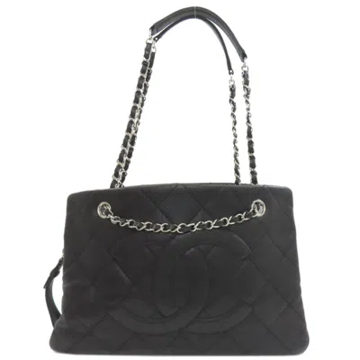 Pre-owned Chanel Black Leather Tote Bag ()