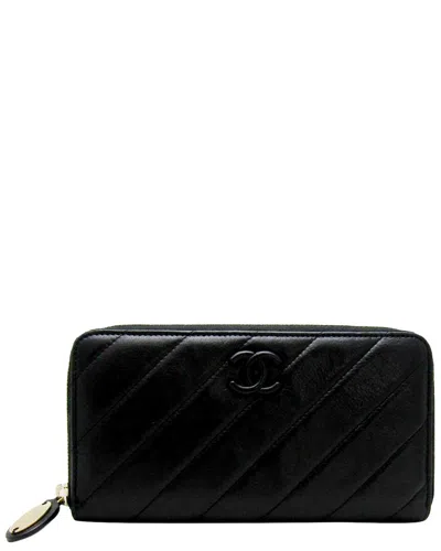 Chanel Black Leather Wallet (authentic Pre-loved)