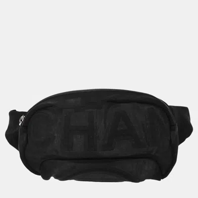 Pre-owned Chanel Black Mesh Body Bag Bum Bag