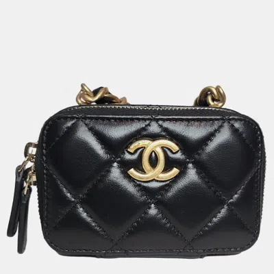 Pre-owned Chanel Black Mini Crossbody Bag