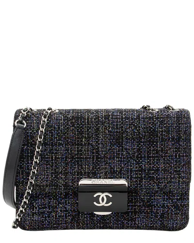 Chanel Black Multicolor Lambskin & Tweed Beauty Lock Flap Bag (authentic Pre-  Loved)