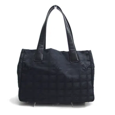 Pre-owned Chanel Black New Travel Line Handbag Tote Bag ()